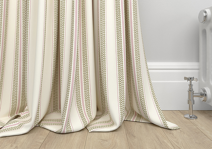 Noble Stripe, Moss - Made to Measure Curtains - Image 6